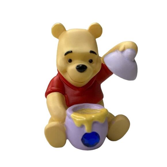 Winnie the Pooh & Friends Honey Pot Gems Birthday Gift SEPTEMBER Saphire New - Picture 2 of 16